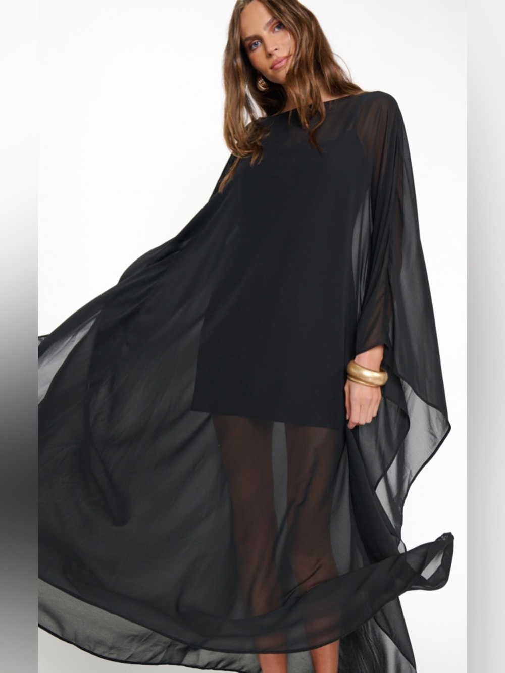 Show Me Your Mumu Olsen Black Maxi Dress size Medium M NWOT